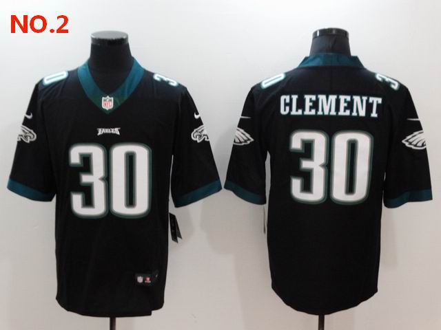 Men's Philadelphia Eagles #30 Corey Clement Jersey NO.2;